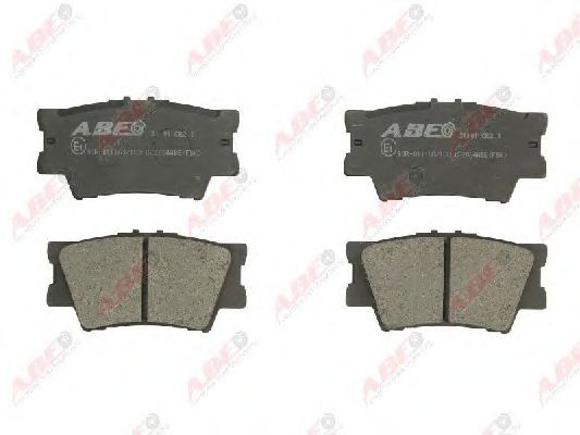 set placute frana,frana disc 3