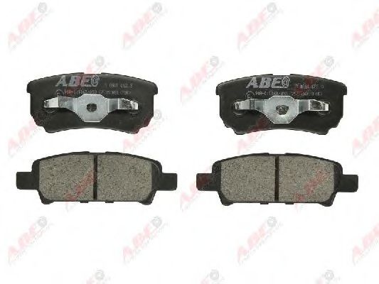set placute frana,frana disc 2