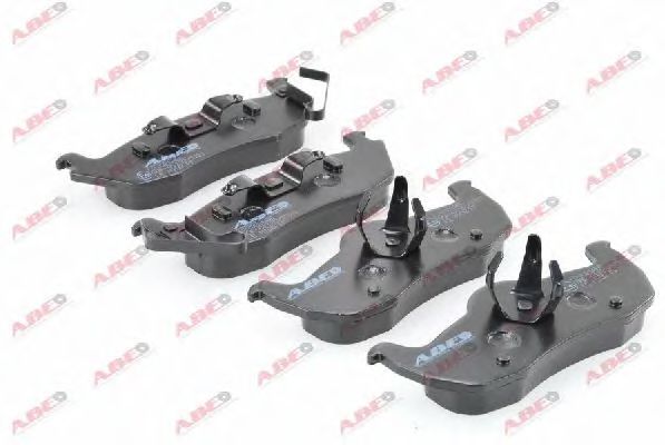 set placute frana,frana disc 2