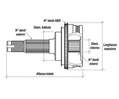 3160007 Set articulatie, planetara KAISHIN 