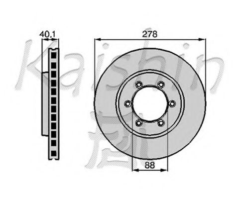 CBR041 Disc frana KAISHIN 