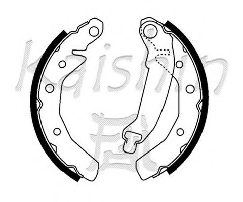 K11169 Set saboti frana KAISHIN 
