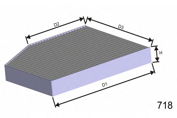 Filtru, aer habitaclu