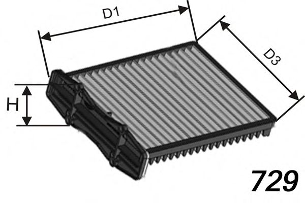 Filtru, aer habitaclu