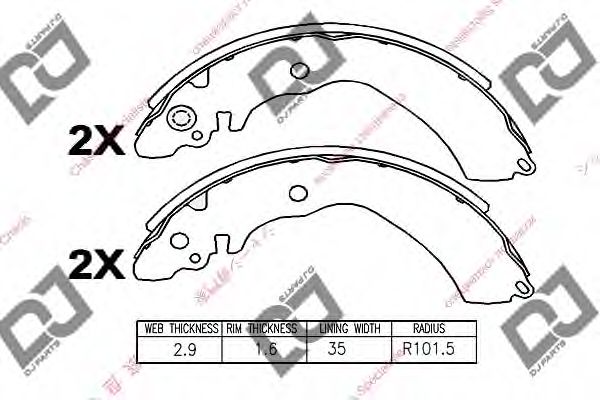 Set saboti frana