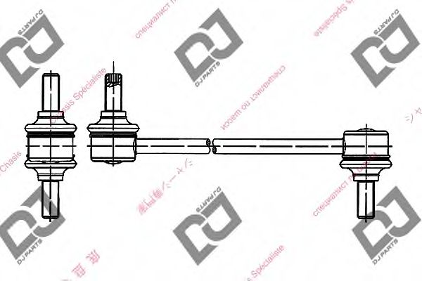 DL1212 Brat/bieleta suspensie, stabilizator DJ PARTS 