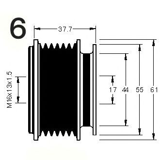 Sistem roata libera, generator 3