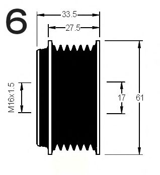 Sistem roata libera, generator 3
