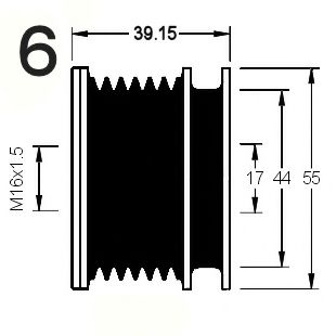 Sistem roata libera, generator 3