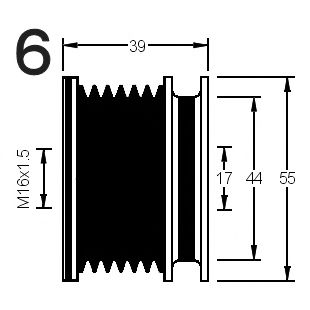 Sistem roata libera, generator 3