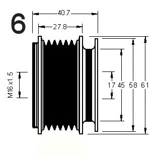 Sistem roata libera, generator 3
