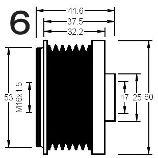 Sistem roata libera, generator 3