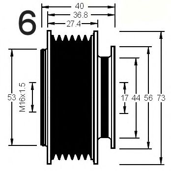 Sistem roata libera, generator 3