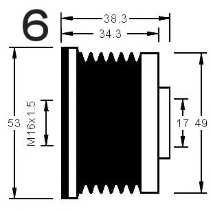 Sistem roata libera, generator 3