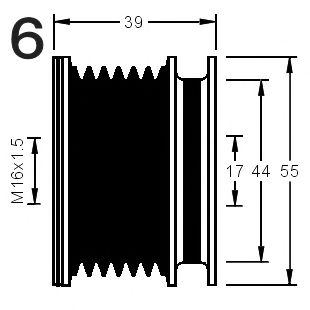 Sistem roata libera, generator 3