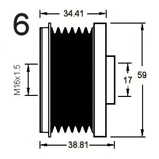 Sistem roata libera, generator 3
