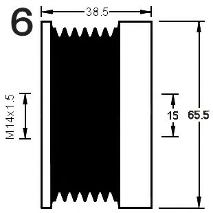 Sistem roata libera, generator 3