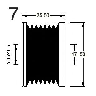 Sistem roata libera, generator 3