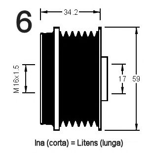 Sistem roata libera, generator 3