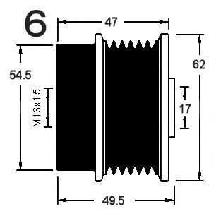 Sistem roata libera, generator 3