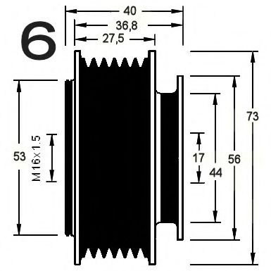 Sistem roata libera, generator 3