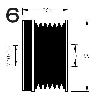 Sistem roata libera, generator 3