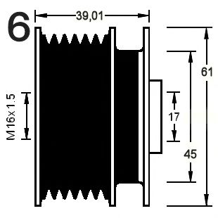 Sistem roata libera, generator 3