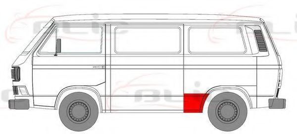 6504-03-9557561P Panou lateral BLIC 