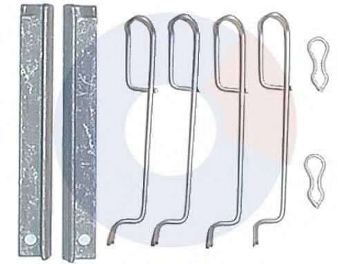 Set accesorii, placute frana