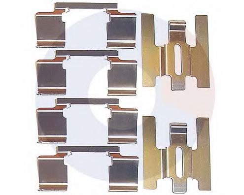 Set accesorii, placute frana