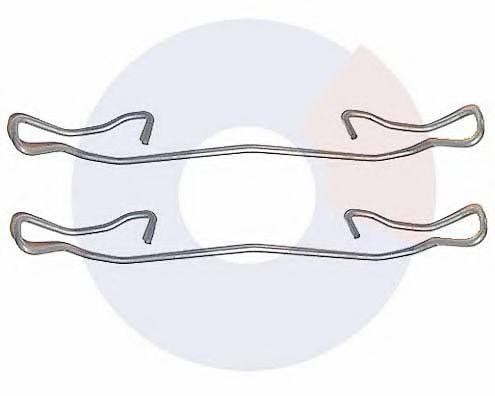 2234 Set accesorii, placute frana CARRAB BRAKE PARTS 