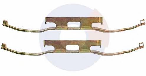 Set accesorii, placute frana