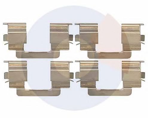 Set accesorii, placute frana