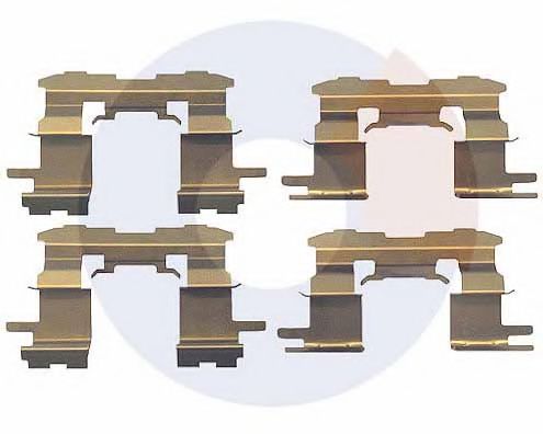 Set accesorii, placute frana