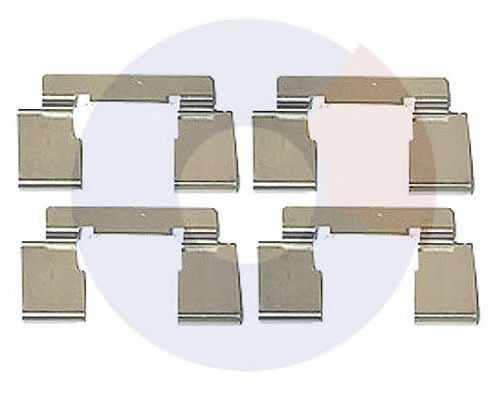 Set accesorii, placute frana