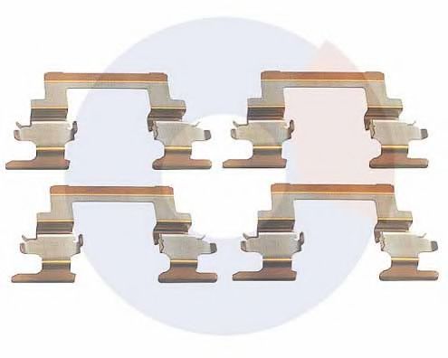 Set accesorii, placute frana