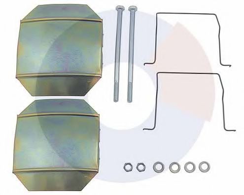 Set accesorii, placute frana