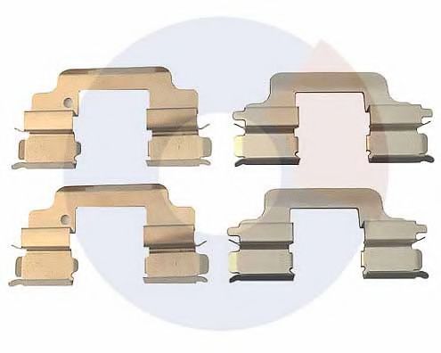 Set accesorii, placute frana