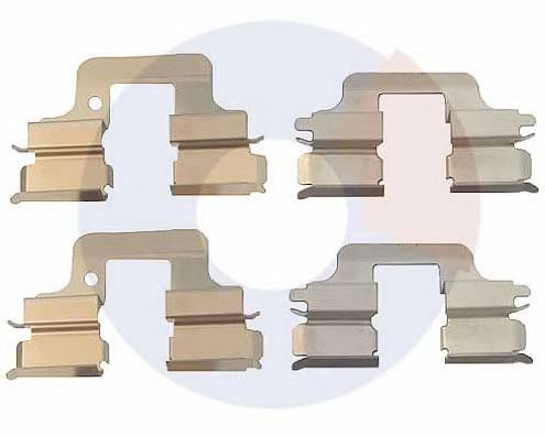 Set accesorii, placute frana