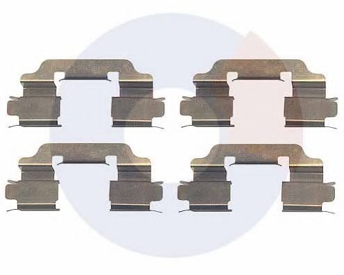 Set accesorii, placute frana