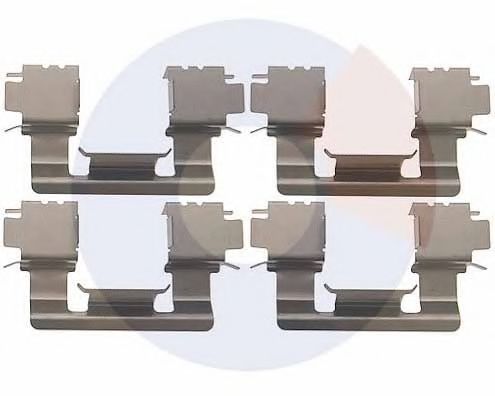 Set accesorii, placute frana