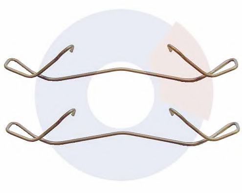 2354 Set accesorii, placute frana CARRAB BRAKE PARTS 
