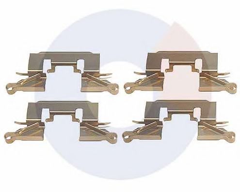 Set accesorii, placute frana
