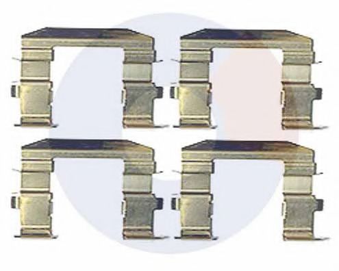 Set accesorii, placute frana