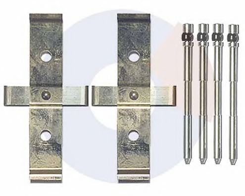 2435 Set accesorii, placute frana CARRAB BRAKE PARTS 