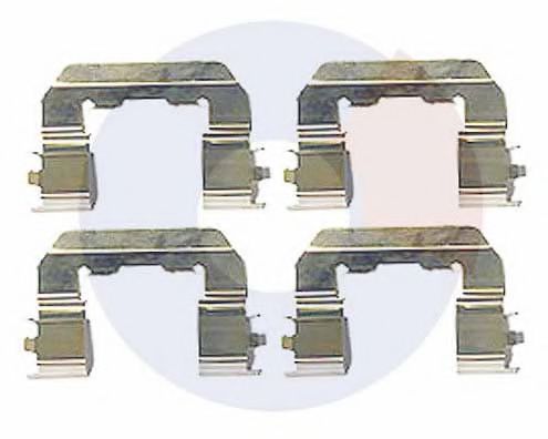 Set accesorii, placute frana