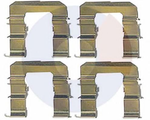 Set accesorii, placute frana