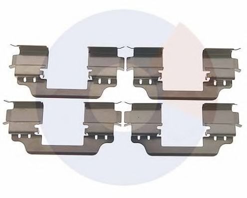 Set accesorii, placute frana