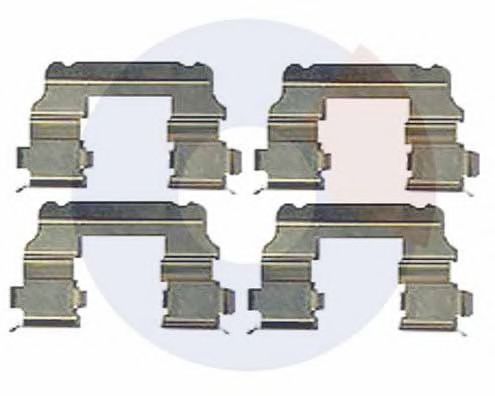 Set accesorii, placute frana