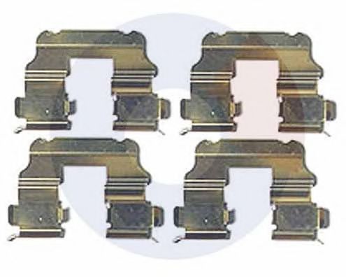 2526 Set accesorii, placute frana CARRAB BRAKE PARTS 